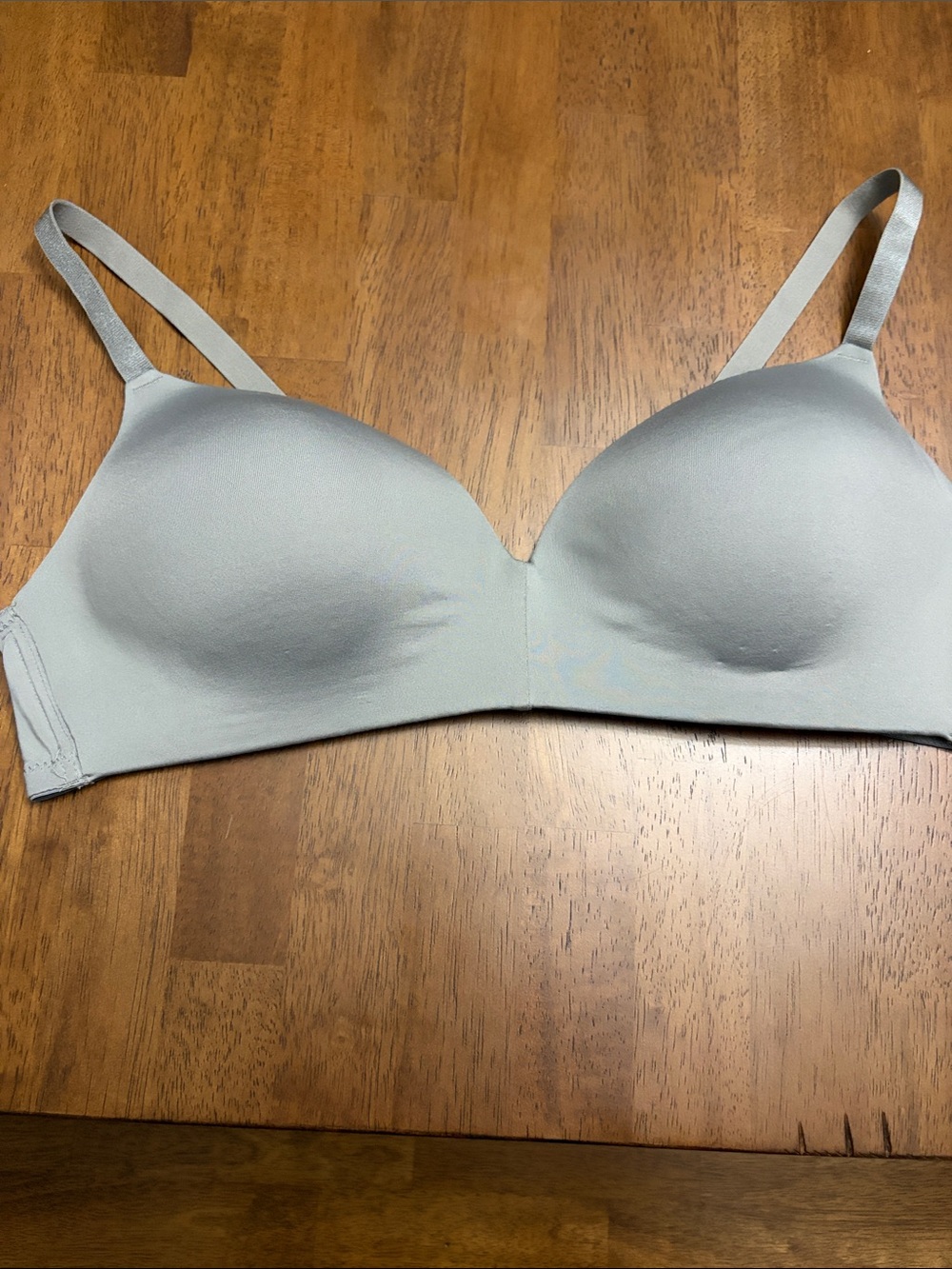 Serra Gray Seamless Wireless Bra
